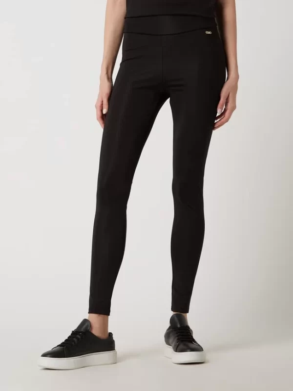 LIU JO SPORT Sportleggings Mit Logo – Schwarz 5