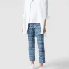 Cambio Hose Mit Allover-Muster – Blau 19