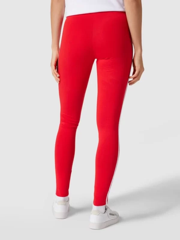 Adidas Originals Leggings Mit Kontraststreifen – Rot 6
