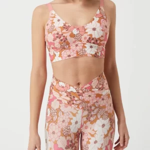 Aerie Sportleggings Mit Floralem Muster – Rosa 13