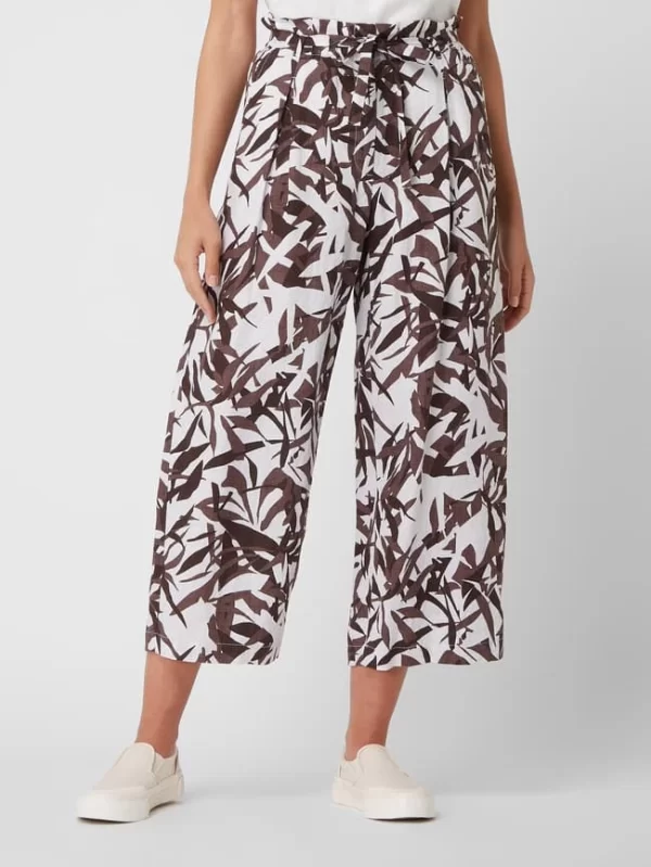 Gerry Weber Culotte Aus Leinen – Offwhite 5
