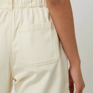 Mango Cropped High Waist Jeans Aus Baumwolle Modell ‘Slouchy’ – Offwhite 11
