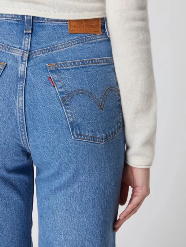 Levi’s® Straight Fit High Waist Jeans Mit Stretch-Anteil Modell ‘Ribcage’ – ‘Water<Less™’ – Jeans 4