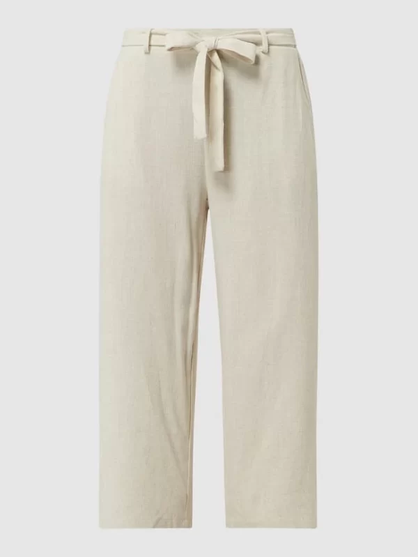 Kaffe Culotte Mit Leinen-Anteil Modell ‚Kaliny‘ – Sand 3