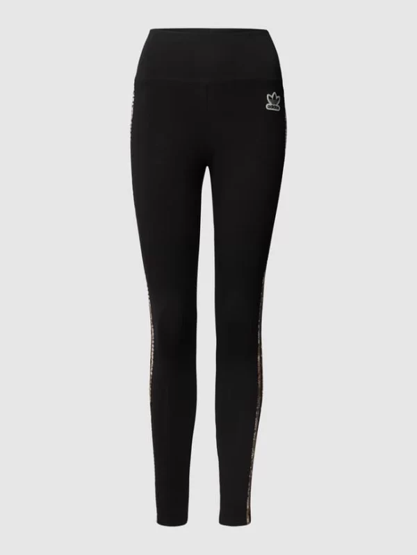Adidas Originals Leggings Mit Galonstreifen – Schwarz 3