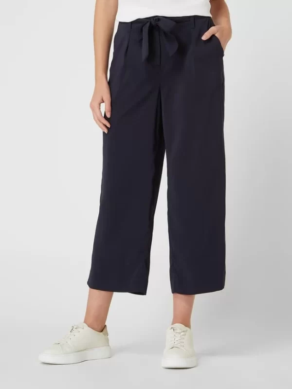 Saint Tropez Culotte Mit Bundfalten Modell ‚Andrea‘ – Marineblau 5