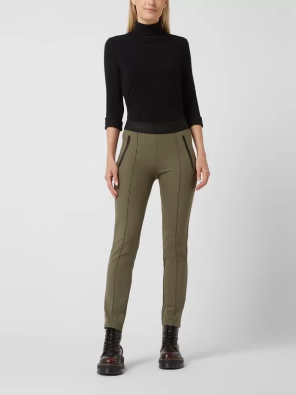 Toni Dress Regular Fit Schlupfhose Mit Stretch-Anteil Modell ‚Jenny‘ – Dunkelgrün 1
