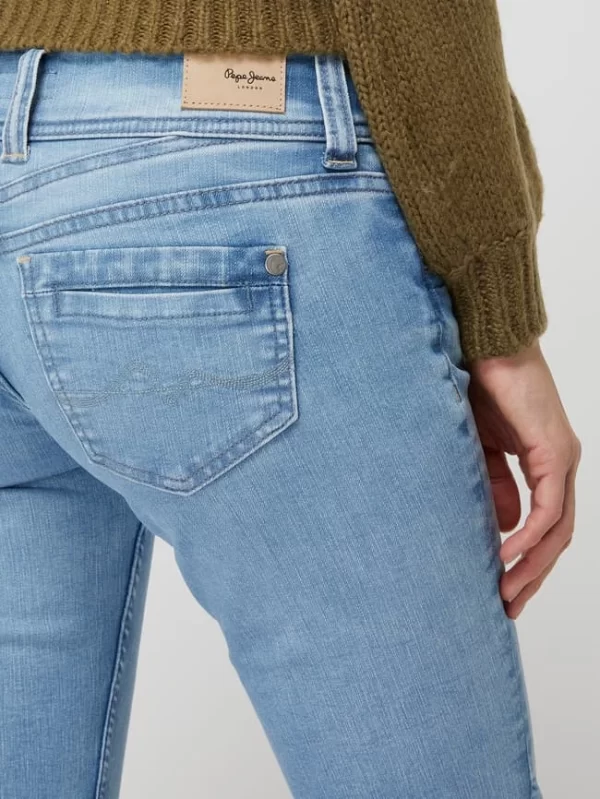 Pepe Jeans Straight Fit Jeans Mit Stretch-Anteil – Hellblau 4