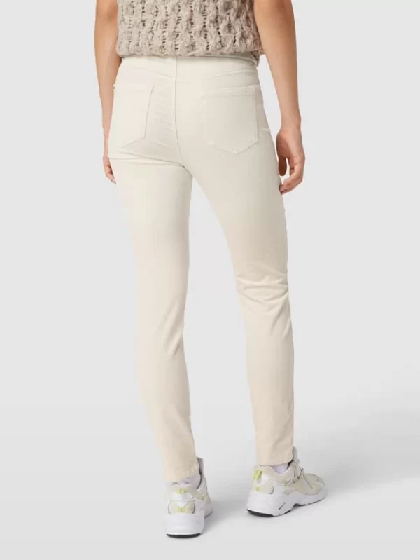 Marc Cain Jeggings In Samt-Optik – Ecru 6
