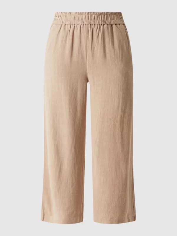 Pieces Culotte Aus Viskose-Leinen-Mix Modell ‚Vinsty‘ – Terrakotta 3