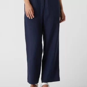 Zerres Schlupfhose Mit Leinen-Anteil – Blau 13