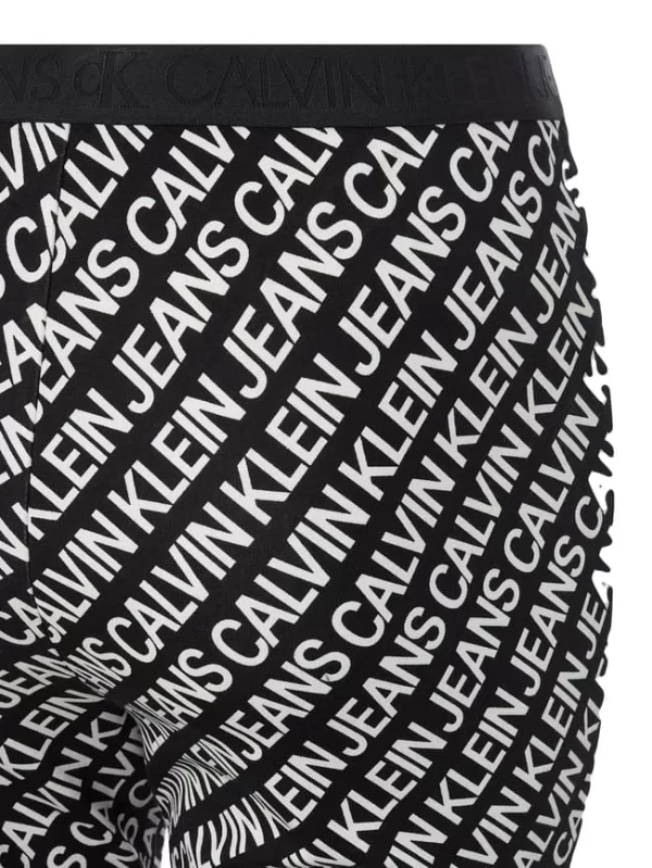 Calvin Klein Jeans Plus PLUS SIZE Leggings Mit Logo-Muster – Schwarz 7